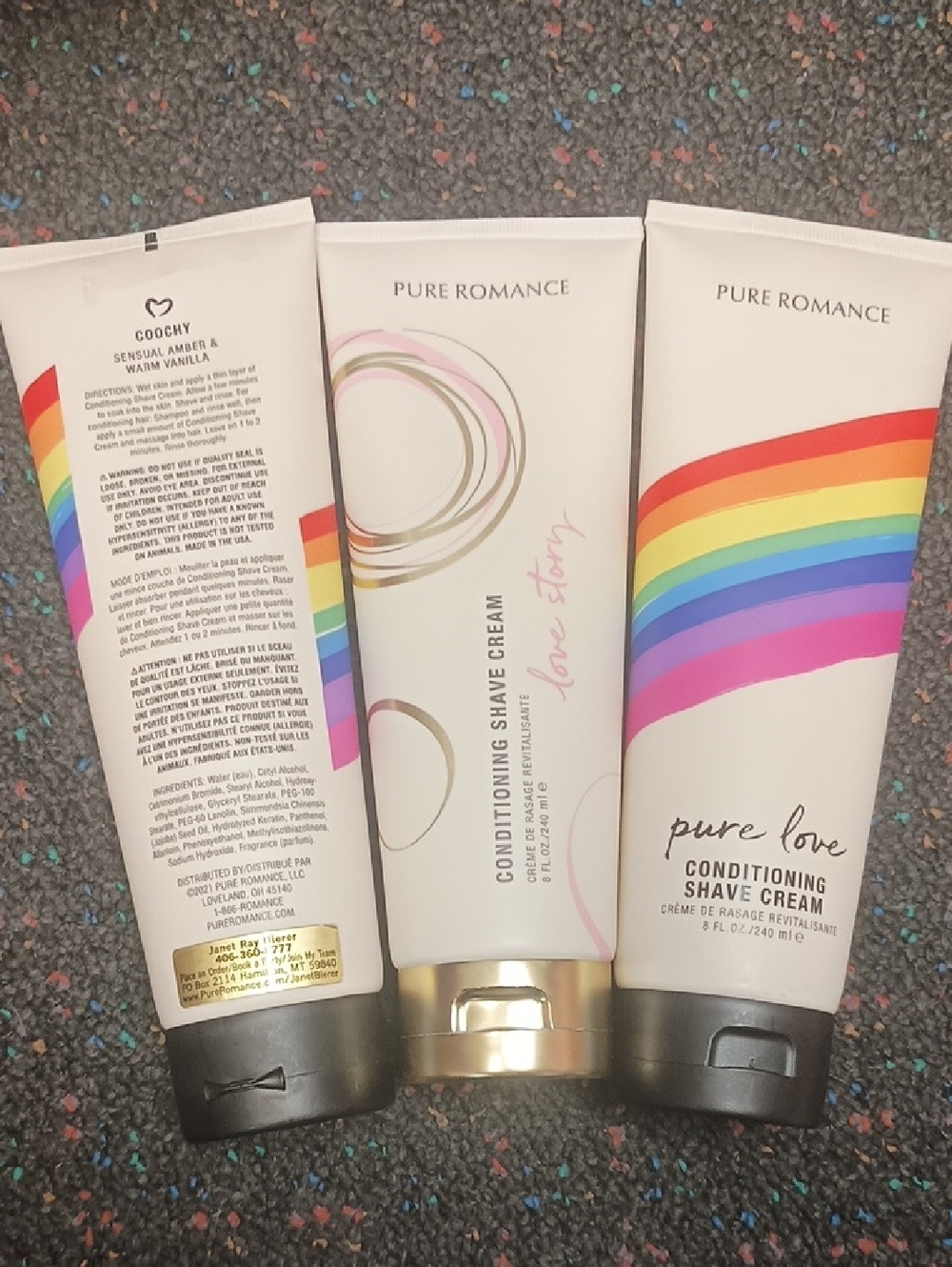 Pure Romance Love Story/Pure Love Conditioning Shave Cream -